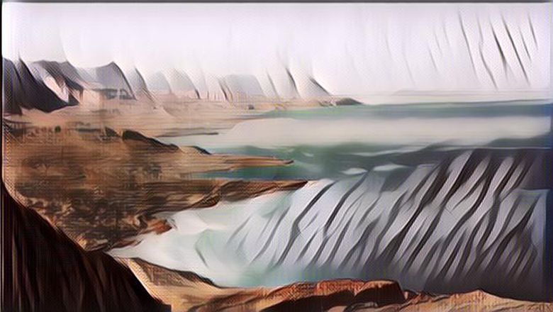 Ada Apa Nih, Kolam Dekat Laut Mati Berubah Menjadi Merah