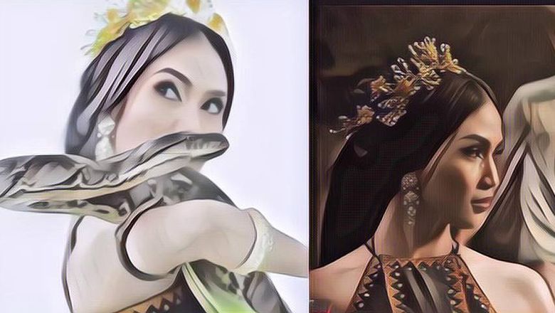 Merinding! Ternyata, Pemeran Badarawuhi KKN Desa Penari Berendam Syuting di Kolam dengan 50 Ular