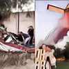 Merinding! Terekam Detik-Detik Sayap Pesawat Patah Saat Atraksi Di Pesta Gender Reveal, Pilot Tewas
