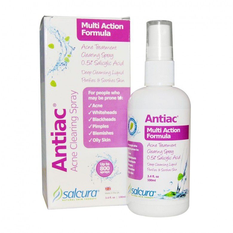 2. Salcura Antiac Acne Clearing Spray