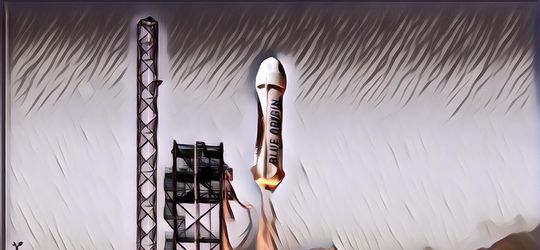 WADUH! Rocket Blue Origin Jatuh Sesaat Setelah Lepas Landas, Apa Penyebabnya?