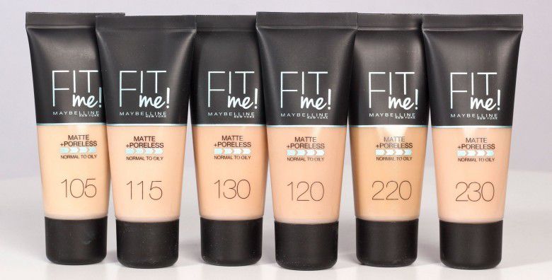 3. Maybelline Fit Me! Matte Poreless Foundation