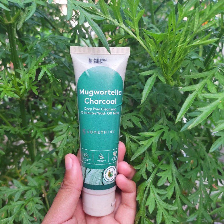 3. Somethinc Mugwortella Charcoal Deep Pore Cleansing 10 Minutes Wash Off Mask