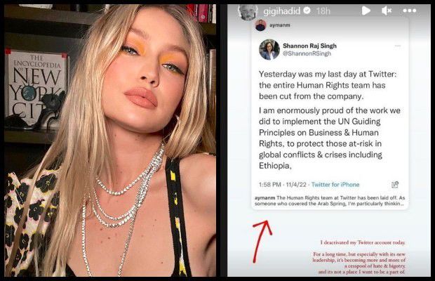 Gak Cuma Gigi Hadid 4 Artis Ini Juga Tinggalkan Twitter Setelah Elon Musk Ambil Alih Paragramid 