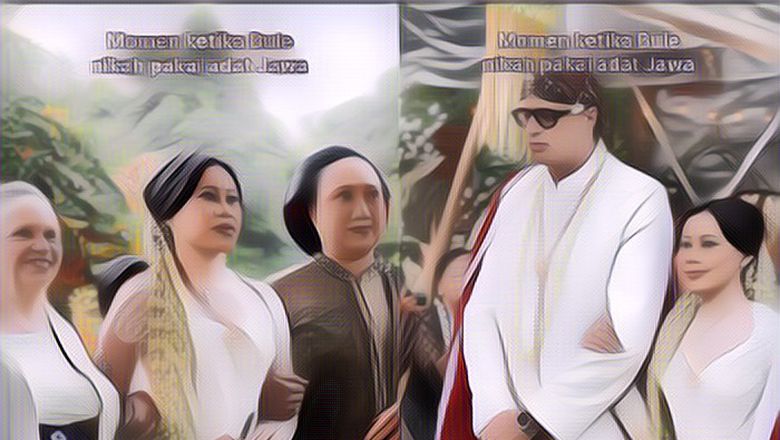 Viral Ada Bule Prancis Menikahi Wanita Yogyakarta, Jalani Prosesi Adat Jawa