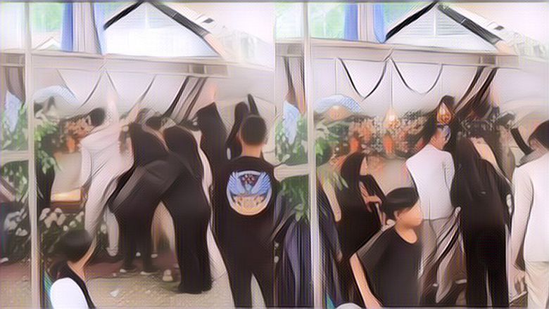 Kasihan Oh Kasihan, di Tengah Acara Tiba-Tiba Dekorasi Pernikahan Ini Ambruk Tindih Pengantin