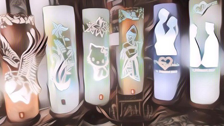 Salut! Pria Asal Jombang Ini Ubah Paralon Jadi Lampu Hias Demi Dapat Uang Tambahan