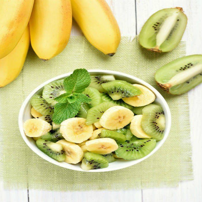 3. Menggunakan Buah Pisang dan Kiwi