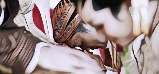 Lawak! Lagi Acara Pernikahan, Pengantin Pria Ini Malah Sibuk Ajak Ngobrol Bocah, Warganet: Ngakak Banget