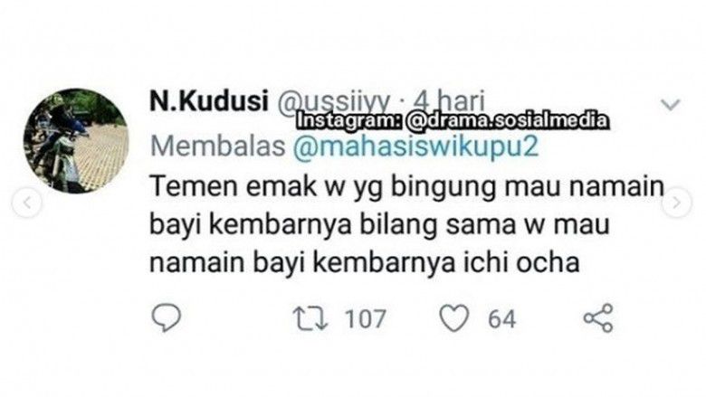 Nama anak kembar ala netizen 4
