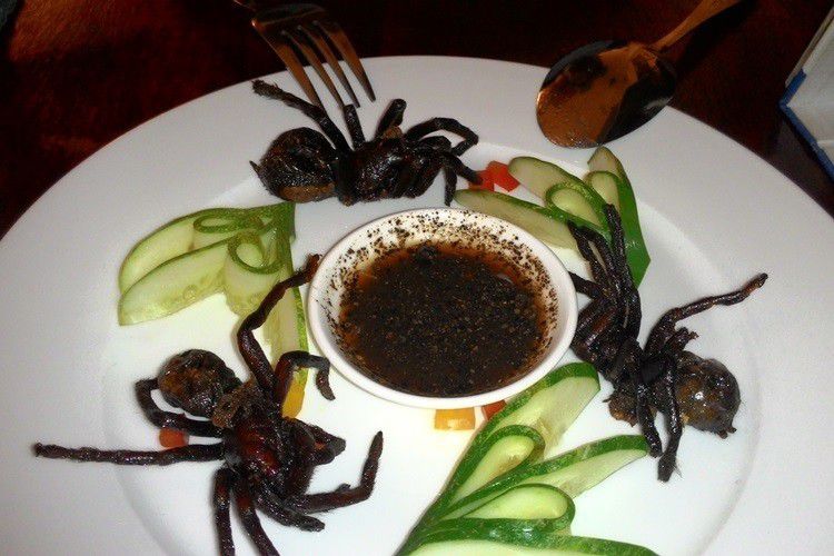 Proses memasak tarantula cenderung mudah