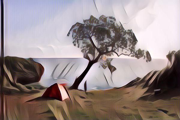 5. Kalau kamu mencari spot kemah di atas tebing, maka kamu bisa pergi ke Pantai Kesirat.