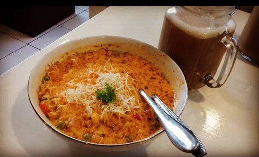Mie Kuah Susu Keju anti gagal
