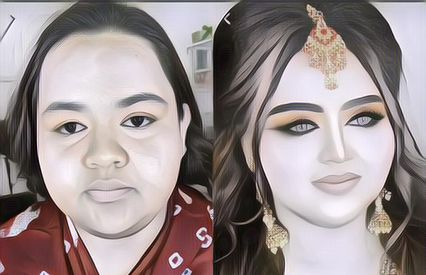 Wanita Ini Jajal Makeup Transformasi Bollywood, Hasilnya Bikin Netizen 'Wow'