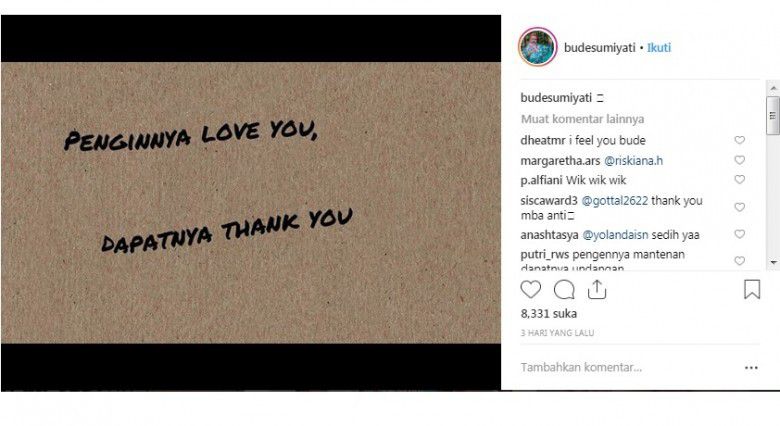 Dirasakan oleh semua netijen~