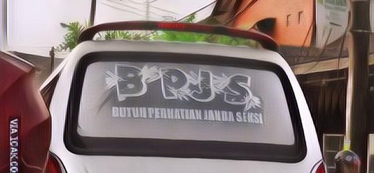 Kumpulan Stiker Tulisan Lucu di Angkot, Bikin Penumpang Cengengesan