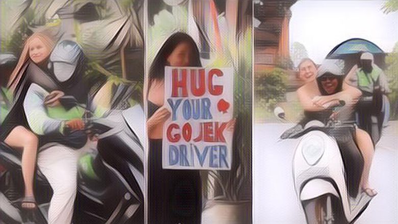 Viral Banyak Bule Peluk Driver Gojek di Bali, Ini Penyebabnya