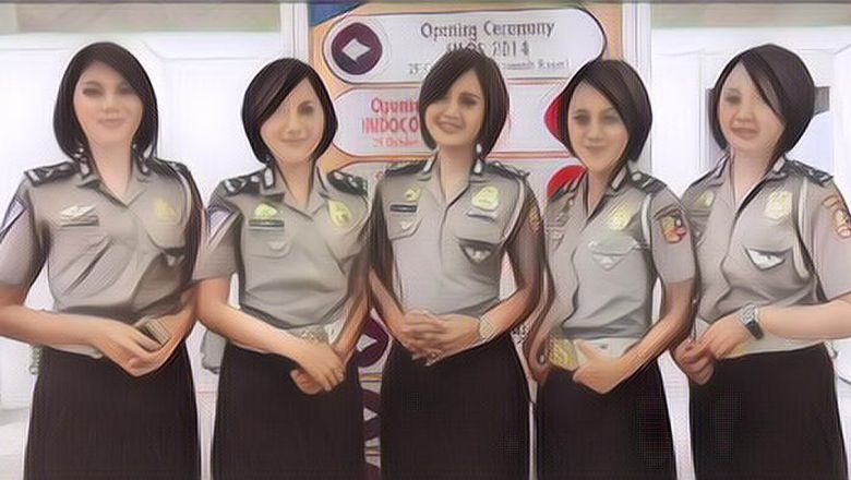 Deretan Fakta Unik di Balik Rambut Pendek Polwan di Indonesia