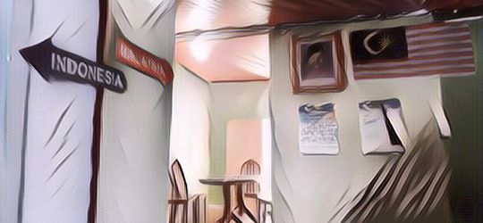 Nasib Tinggal di Perbatasan, Dapur Rumah Berada di Malaysia Sementara Ruang Tamu Ada di Indonesia