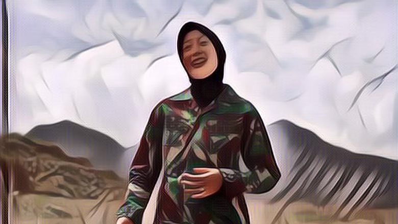 Alami Kebutaan karena Tumor Otak, Semangat Prajurit TNI Wanita Indonesia Tuai Pujian