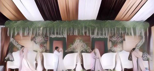 Viral Pernikahan Ibu dan 3 Putrinya, Barengan di Lapangan dengan 1500 Tamu