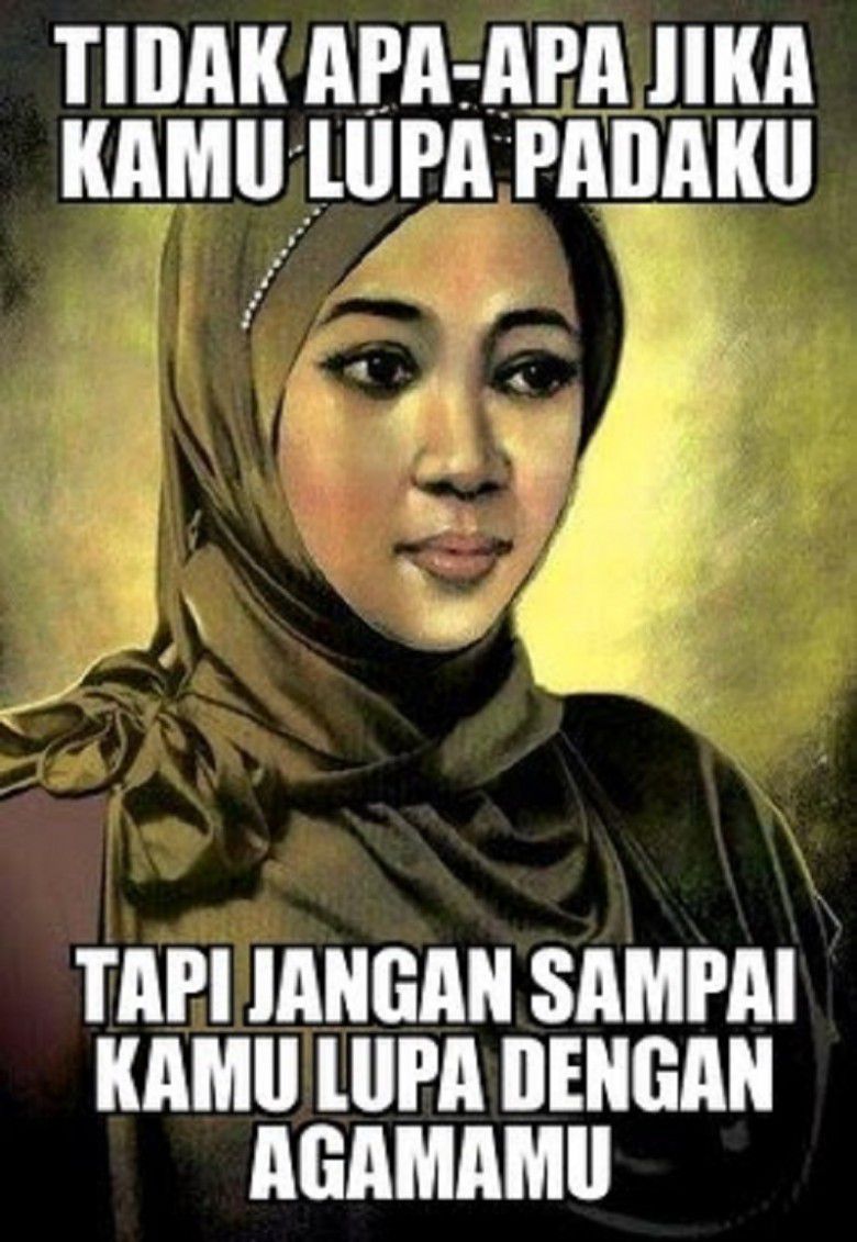 Sampai segitunya ya ketulusan Kartini, rela dilupakan asal kamu enggak lupa sama Tuhan.