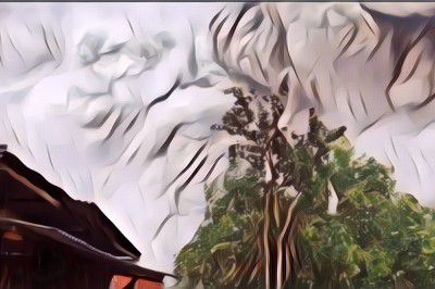 Momen Gunung Semeru Keluarkan Debu Vulkanik, Warga Malah Sibuk Nonton di Jembatan Ini