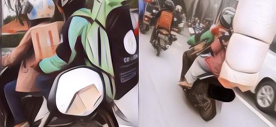 Ada-Ada Aja! 10 Potret Ojek Online yang Mengirim Macam-Macam Barang Permintaan Pelanggan, Semua Dilakukan Demi Pekerjaan
