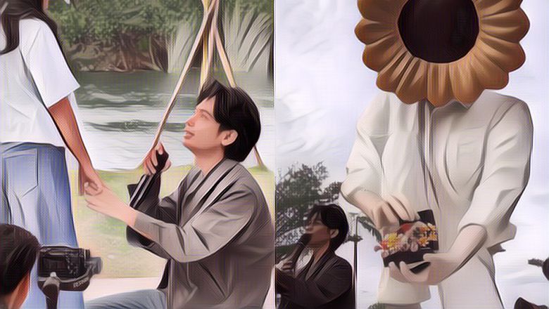 Viral Seorang TikToker Pria Bikin Iri Para Wanita, Niat Bangun Patung Bunga Matahari Raksasa Demi Lamar Kekasih