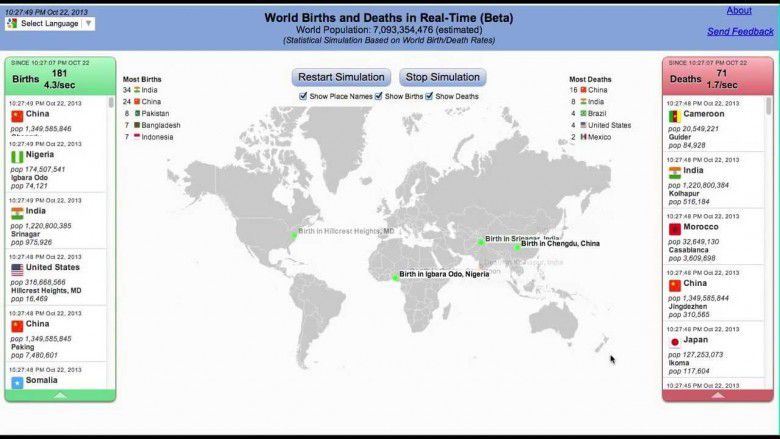 #1 World Births and Deaths