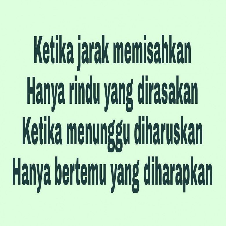Saat jarak memisahkan, apa yang kalian rasakan?