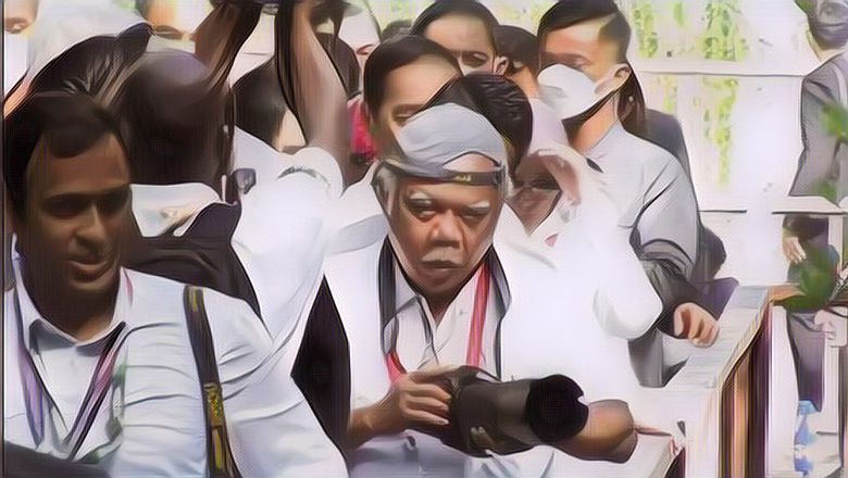 Gokil! Menteri PUPR Berubah Profesi Jadi Fotografer Dadakan di Acara KTT G20 Bali
