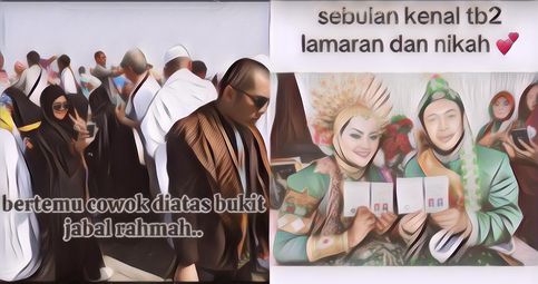 Viral Wanita Bertemu Jodohnya di Jabal Rahmah, Tempat Adam dan Hawa Bertemu Pertama Kali