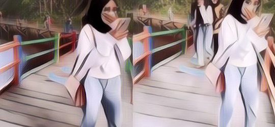 Bikin Ngakak, Wanita Ini Tak Sengaja Bertemu Orang Yang Pakai Outfit Sama Dengannya