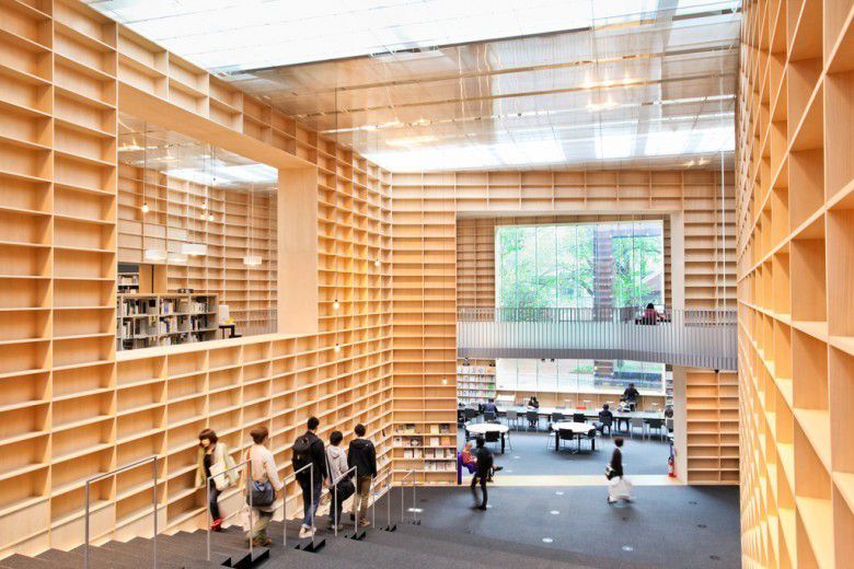7. Musashino Art University Library di Tokyo, Jepang