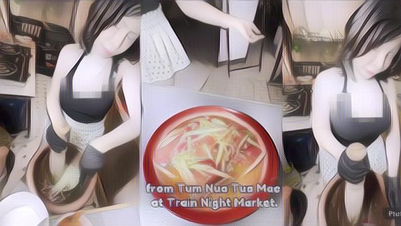 Heboh Ada Penjual Som Tam yang Selalu Pakai Baju Seksi, Kedainya Langsung Ramai