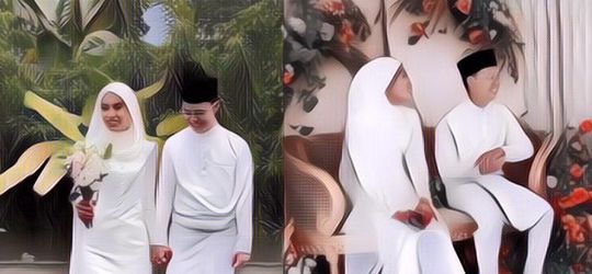 Ini Dia Beberapa Potret Pasangan Yang Tetap Menikah Meskipun Pelaminannya Kebanjiran