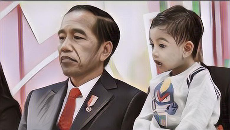 Presiden Jokowi Langsung Kaget Dengar Cita-cita Jan Ethes Ini, Buru-buru Ajak Sang Cucu Pergi