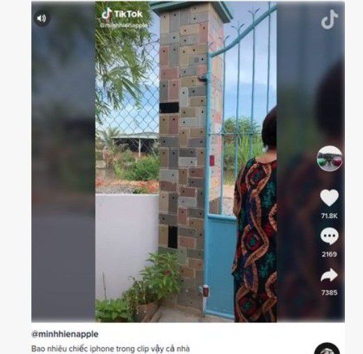4. Rumah berhias ratusan iPhone