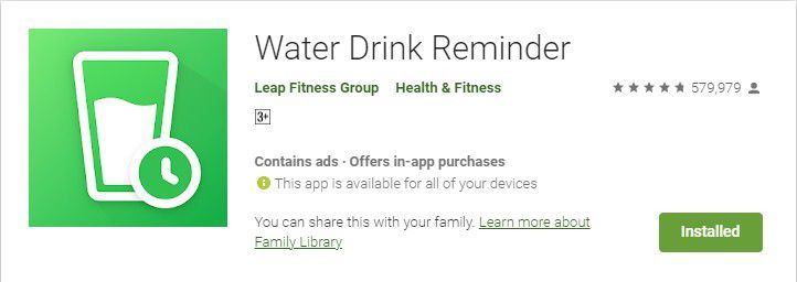 Water Drink Reminder