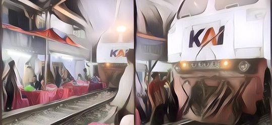 Heboh Ada Pernikahan yang Digelar Persis Di Sebelah Rel Kereta, Netizen Deg-Degan