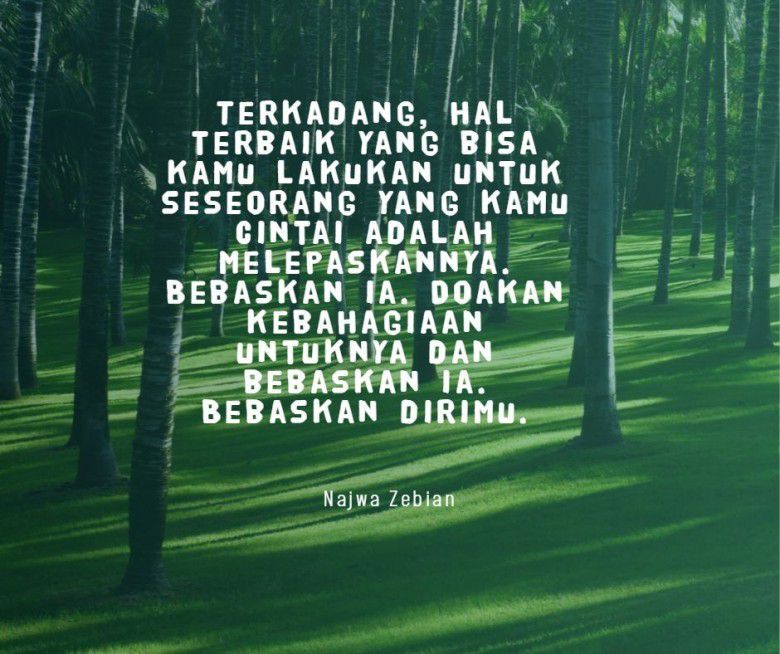 Dan terkadang, inilah hal terbaik yang bisa kamu lakukan.