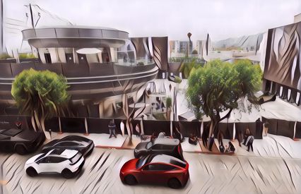 Elon Musk Resmikan Restoran Tesla Pertama di Dunia, Begini Wujud Restorannya