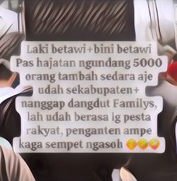 Viral Ada Pernikahan Betawi yang Undang 5 Ribu Orang: Udah Kayak Sekabupaten!