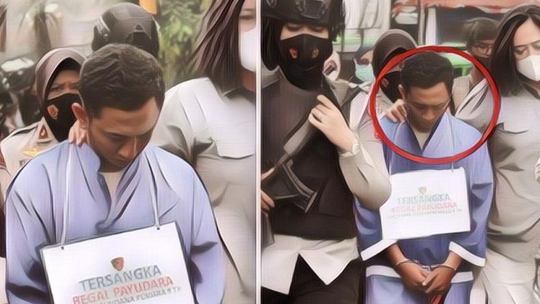 Supaya Jera! Pelaku Begal Payudara Ini Diarak Dari Kantor Polisi Ke Stasiun Bogor