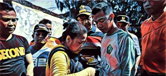 Hartono, Korban Kebakaran Taman Sari Diberi Pekerjaan oleh Gubernur Anies Baswedan