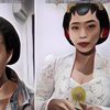 Keren! Wanita Ini Nikah Adat Jawa di London Nekat Bikin Paes Sendiri