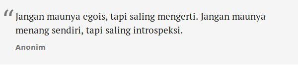 Oleh karena itu, sadarkan dirinya agar gak lagi bersikap egois dalam menjalani hubungan bersama kalian.