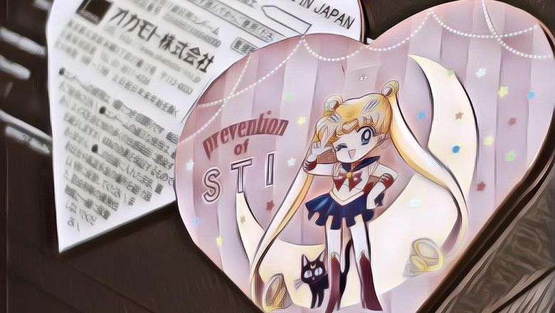 Kondom Sailor Moon Kemasan Hati Dibagikan, Gratis Dari Pemerintah Jepang