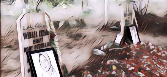 Waduh, Foto Vanessa Hilang, Foto Bibi Rusak! Sebabkan TPU Islam Malaka Dikunci?